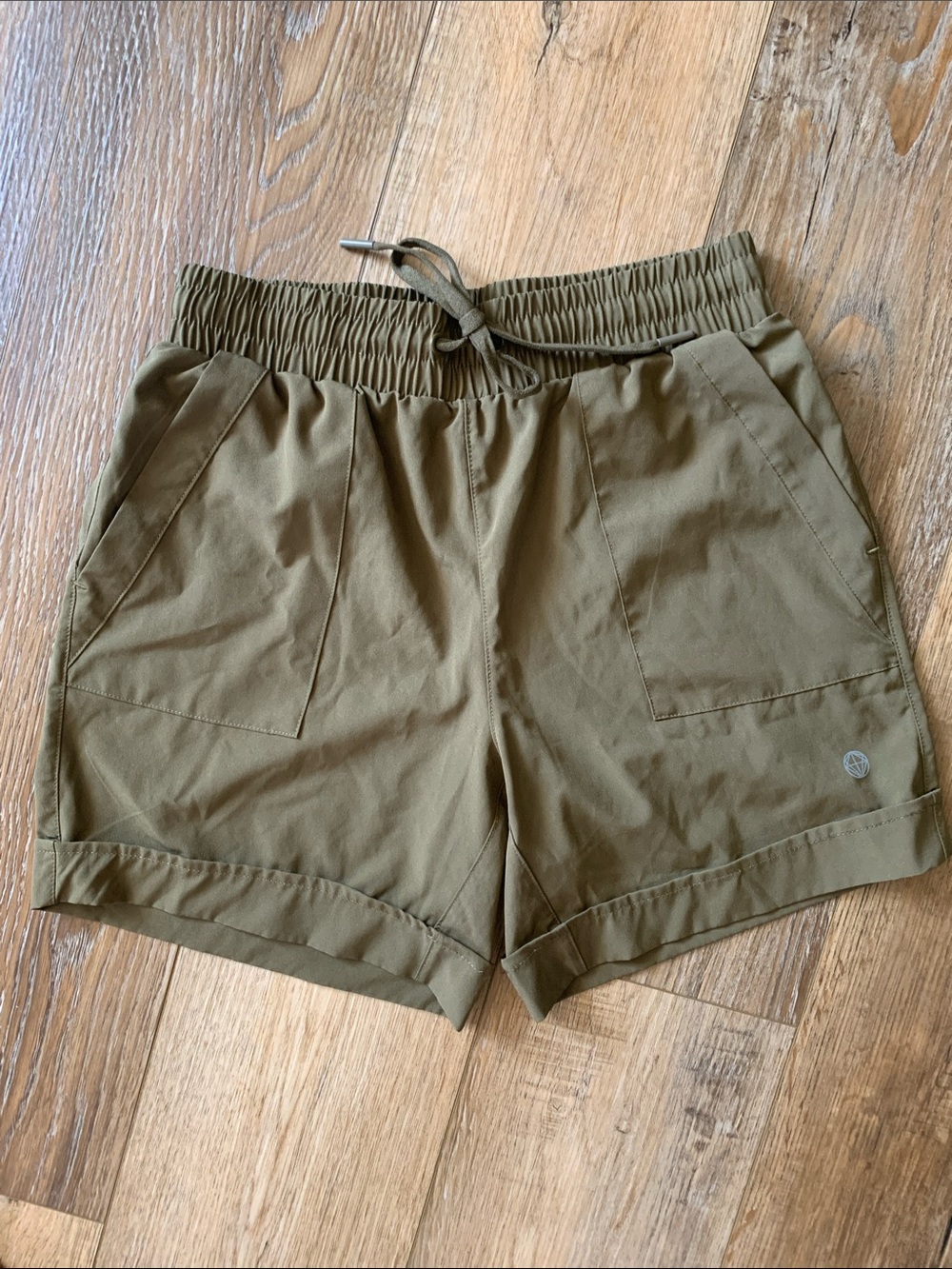 Olive Green Hiking Shorts